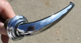 1-11639-1 Mercedes Benz Vintage W22 Right Side Exterior Chrome Door Handle