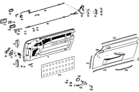 113-766-03-01 Mercedes-benz Genuine Door Handle