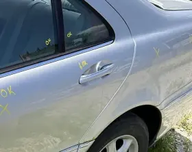 129-52002 Mercedes-benz Driver Rear Door Handle Exterior Silver S430 Fits 00-06 S-class 765181