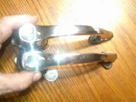 180-200-0358 Mercedes-benz Pair Of Very Nice Used Oem Mercedes#1107660302 Chrome Rear Door Handles W110/111
