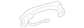 230-760-18-70-9999 Mercedes-benz Genuine Handle Outside