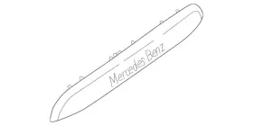 4477400193 Mercedes-benz Genuine Handle Outside
