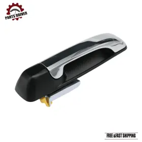 1gh271xraa Mingh010 For Dodge Ram New Chrome And Black Exterior Outside Door Handle Driver Side Lr Usa