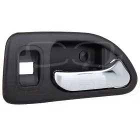 10356543 Mirozo Door Handle For 94-97 Honda Accord Chrome Black Interior Rear Right Side
