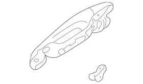 Mr656600 Mitsubishi Genuine Handle Outside