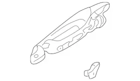 Mr970268 Mitsubishi Genuine Handle Outside Mr970268 Mitsubishi Genuine Handle Outside