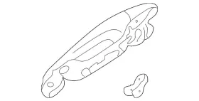 Mr978110xa Mitsubishi Genuine Handle Outside