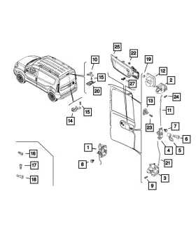68363957aa Mopar Genuine License Plate Panel