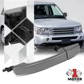 Mt1-02100ohdmeo Motor-1 Front Left Painted Silver Door Pull Handle For 06-09 Land Rover Range