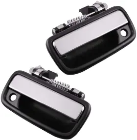 Adp80247701s Motorbymotor 2pcs Front Door Handle Chrome For 1995 1996 1997-2003 2004 Toyota Tacoma Fl S21