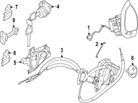 80606-6gp0a Nissan Genuine Handle Outside