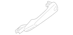 80640-6ra2b Nissan Genuine Handle Outside