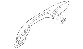 826d3-7ba9a Nissan Genuine Exterior Door Handle