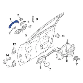 806406ca8b Nissan Oe For Altima 2019-2024 Front Outer Exterior Door Handle