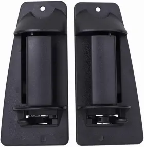 Npauto 725766985193 Exterior Extended Cab Rear Door Handle Replacement For 1999-2007 Black