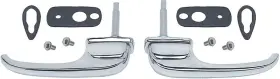 Cx1290 Oer Authorized 1947-51 Chevrolet Gmc Pickup Outer Door Handle Set With Gaskets And Hardware