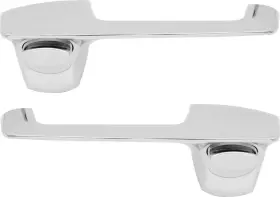 Mb248 Oer Authorized 1962-65 Dodge Plymouth B-body Outer Door Handle Set With Chrome Push Buttons