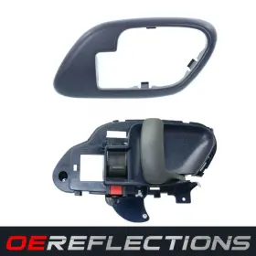 Gm2576jrhbz Oereflections New Inside Door Handle And Bezel Trim Blue Rh Passenger For 95-99 Chevy Gmc Truck