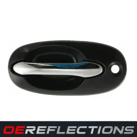 Ka3070mpfl Oereflections New Lh Front Outside Exterior Door Handle Chrome Black For 2002-2005 Kia Sedona