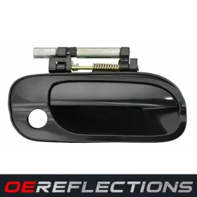 Ns3175sfr Oereflections Rh Front Outside Door Handle With Keyhole Black New For 2000-2006 Nissan Sentra