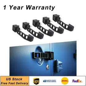 Oginodaisukeus 421118300187 5pcs Exterior Door Handles Set Fit For Jeep Wrangler Jk 2007-2017 Black Us