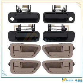 Wh802223ps Orrigey 8pcs Set For 1997-2001 Toyota Camry Right And Left Side Door Handles Front Rear