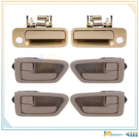 Wh803734e01 Orrigey 6x Exterior Interior Driver Left Right Fits 97-01 Toyota Camry Door Handles