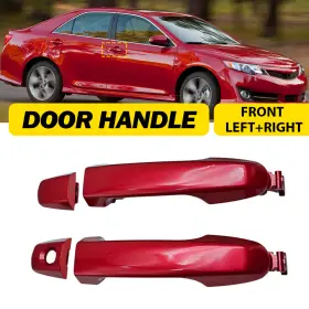 69217-02940 Oxilam For 2012-2017 Toyota Camry Red Outside Door Handle Front Driver Passenger Side