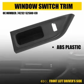 74-232-52-580-c0 Oxilam Fits 12-15 Toyota Yaris Hatchback 2 Door Power Window Lifter Button Switch Panel