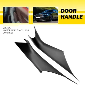 G30dhkk-bk Oxilam 2pcs Fit Bmw 5 Series G30 G31 G38 2018-2023 Interior Door Handle Pull Trim Cover