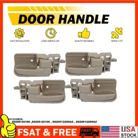 Mbs-nm-corolla-03-08m Oxilam Lh Rh Interior Inside Door Handle Front Rear For 2003-2008 Toyota Corolla Matrix