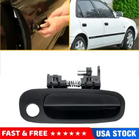 Mbs-wm-corolla-98-02fr Oxilam For 1998-2002 Chevy Prizm Outside Black Front Right Rh Outer Side Door Handle