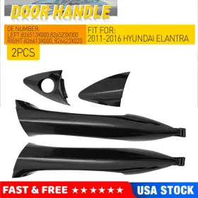 Mbs-wm-elantra-11-16fl-fr Oxilam Outside Exterior Door Handle Left Right Front Side For 2011-16 Hyundai Elantra
