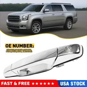 Mbs-wm-silverado-07-13fl Oxilam Door Handle For 2007-2013 Chevrolet Silverado 1500 Chrome Front Left Outer Usa