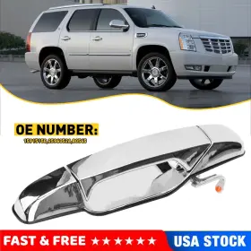 Mbs-wm-silverado-07-13fr Oxilam For 2007-2013 Chevy Gmc Outside Door Handle Front Passenger Right Side Rh Chrome