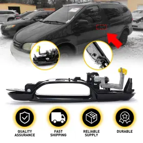 Wwd-fzd-45530 Oxilam Outside Door Handle Front Left Right For 1998-2003 Toyota Sienna Van Free Return