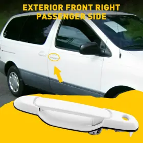 Wwd-fzd-45563 Oxilam For 1998-2003 Toyota Sienna Outside Exterior Door Handle Front Right Accessories