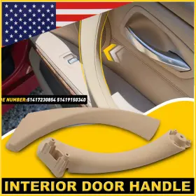 Wwd-mbs-65652 Oxilam For 04-12 Bmw E90/e91/e92 3-series Beige Inner Door Handles Front Rear Passenger