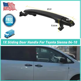 Wwd-pxd-65511 Oxilam For Toyota Sienna 2004-2010 Car Door Handle Black Auto Parts Shipping Free