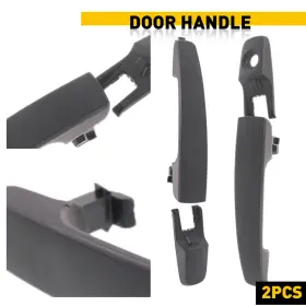 Xpd-mbs-49430 Oxilam For 2008-2011 Ford Focus Car Front Rear Lh Rh Door Handle Outside Black Set Of 4