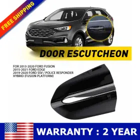 Xpd-msg-76522 Oxilam Door Handle Key Lock Cover Bezel Fits Ford Mustang 2015-2022 Driver Left Lh Side