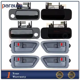 Pa802224a01 Parautostore 8pcs Outside And Inside Door Handles Passenger Driver Front Rear Fits 97-01 Camry