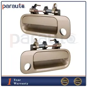 Pa802429a01 Parautostore 2pcs Gold Outside Front Right Driver Side Fits 92-96 Toyota Camry Door Handles