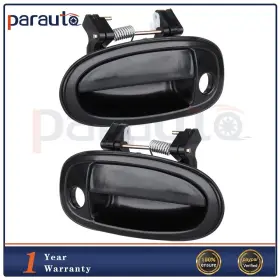 Pa818257a01 Parautostore 2pcs Black Exterior Front Left Right Fits 95-99 Avalon Outside Door Handles