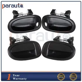 Pa818259a01 Parautostore For 95-99 Avalon Door Handles Black Exterior Outer Passenger And Driver Side