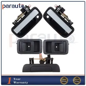 Pa830968a01 Parautostore Fits Toyota Tacoma Set/4 Front Lh Rh Interior Exterior Door Handles With Liftgate