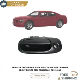 Ys87axraf Perfect Fit 12740005 Exterior Door Handle For 2006-2010 Dodge Charger Front Driver Side