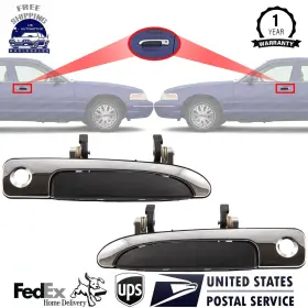 14503873 Perfect Fit Front Exterior Door Handle Left Right Set Of 2 For 92-11 Ford Crown Victoria Lx