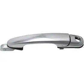 14886562 Perfect Fit Exterior Door Handle For 2005-2009 Hyundai Tucson Front Driver Chrome Plastic
