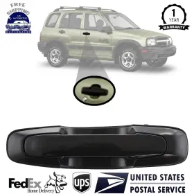 Gm1310158 Perfect Fit Exterior Door Handle Black For 99-2004 Chevrolet Tracker 2002-2006 Suzuki Xl-7